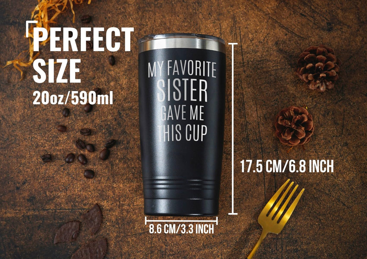 20 oz Stainless Steel Insulated Travel Mug D2154