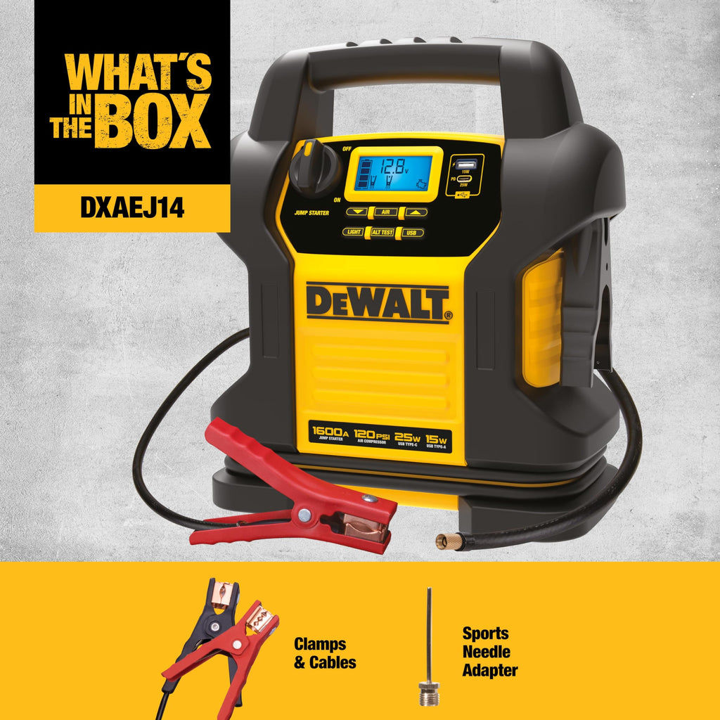 1600 Peak Amp Jump Starter with 120 PSI Air Inflator Z950