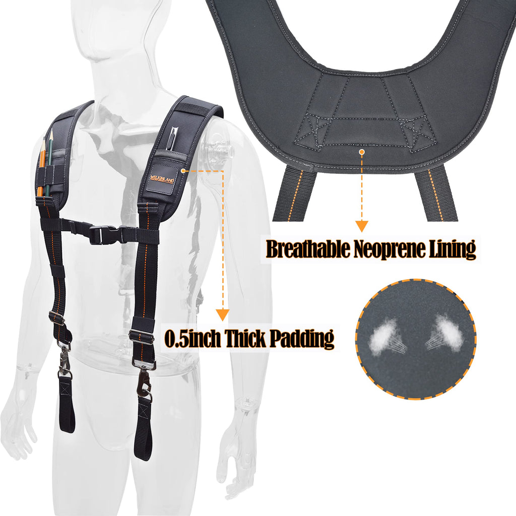Padded Tool Belt Suspenders X519