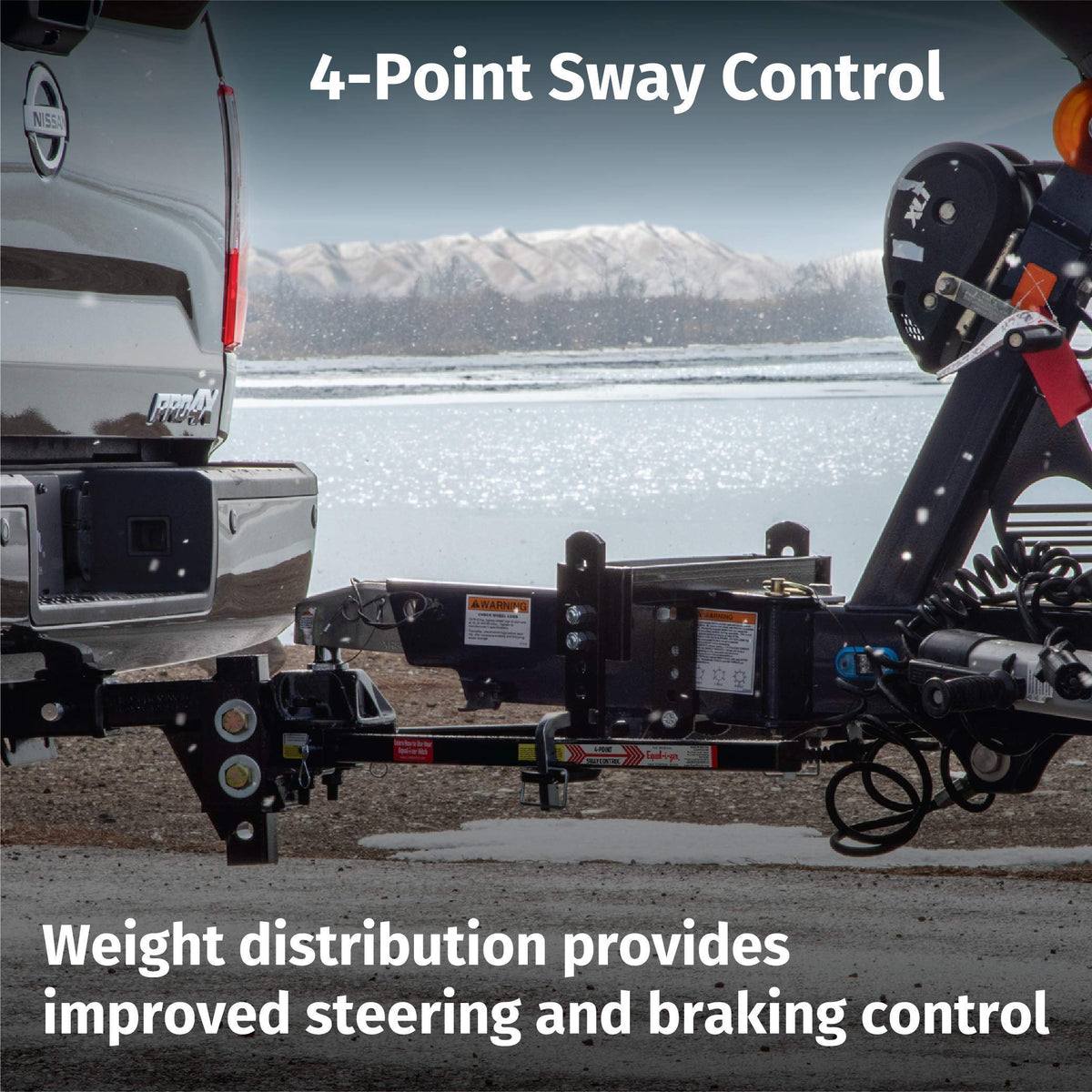 4-point Sway Control Hitch, 10,000 Lbs Trailer Weight Rating G80907