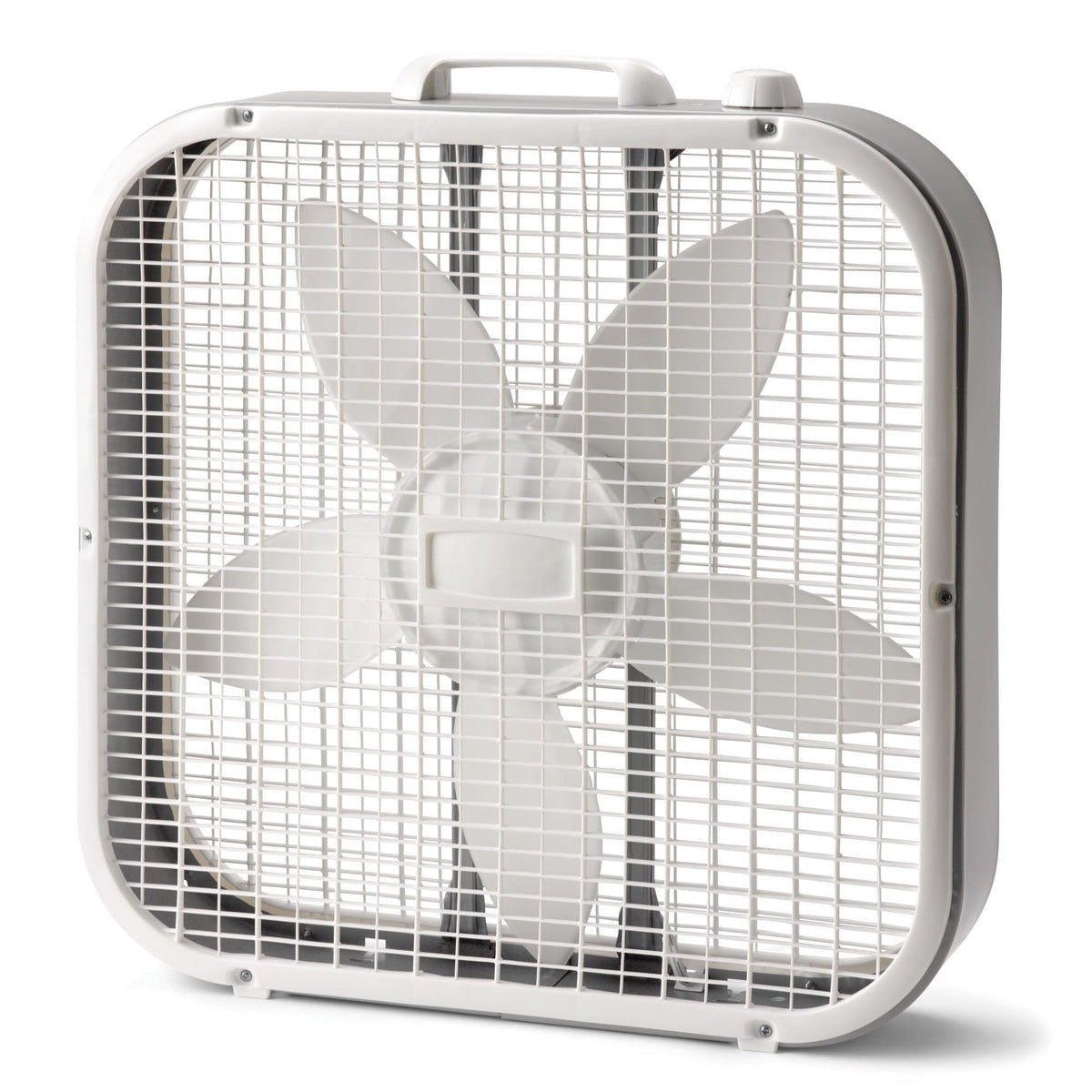 20 Inch White Box Fan 3 Speed Q48861