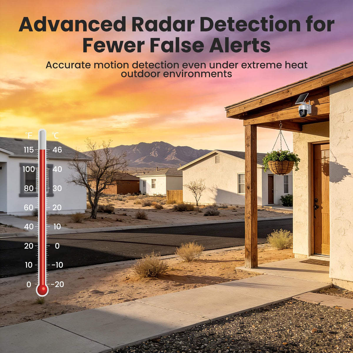 4K Solar Security Cameras Wireless Outdoor System 4-Cam Kit D1880