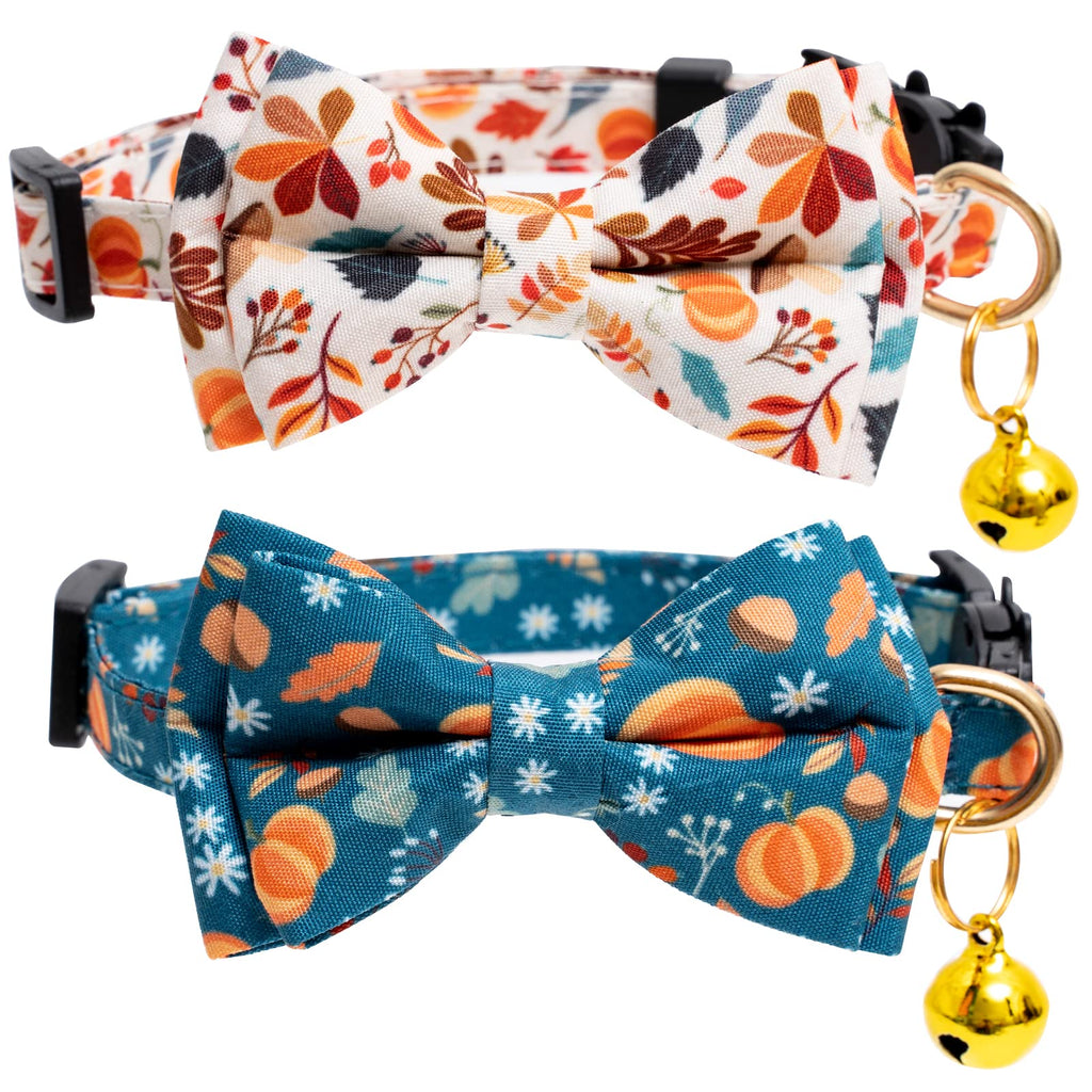 2 Pack Breakaway Cat Collar with Bow Tie T640