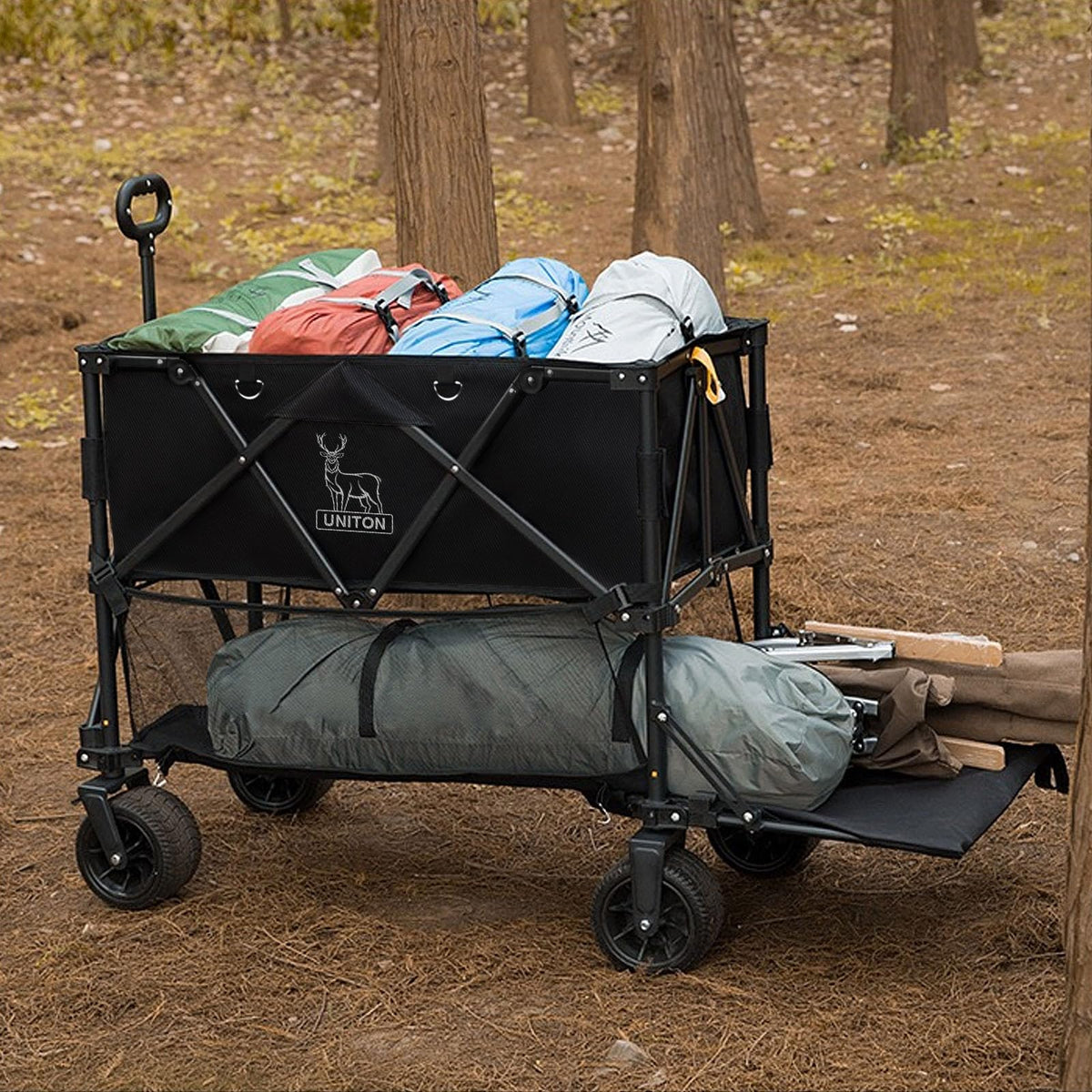 600lb Capacity 400L Collapsible Wagon L3336