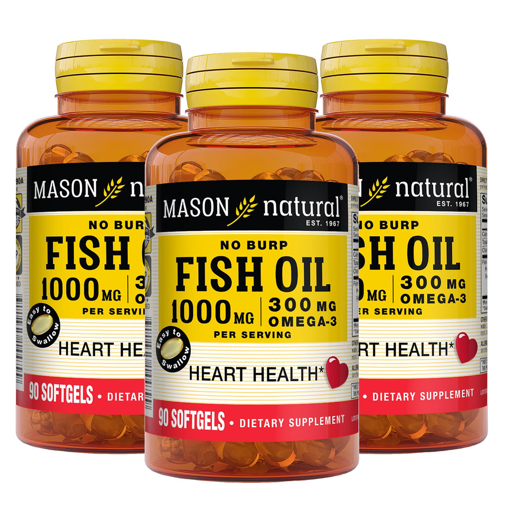 Omega 3 Fish Oil 1000mg 90 Softgels Pack of 3 H5679