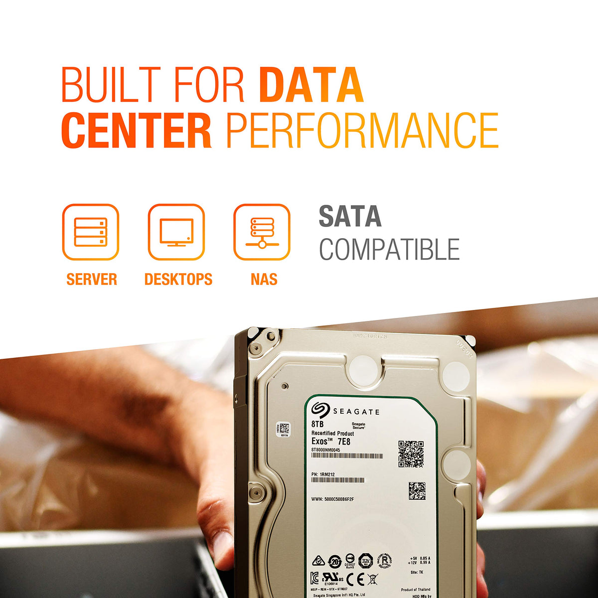 8TB 7200 RPM SATA 3.5-Inch Enterprise Hard Disk Drive A701