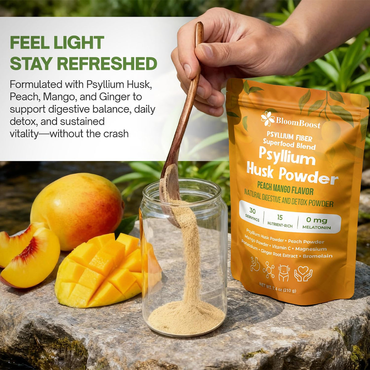 Psyllium Husk Powder 7.4 Oz B3732