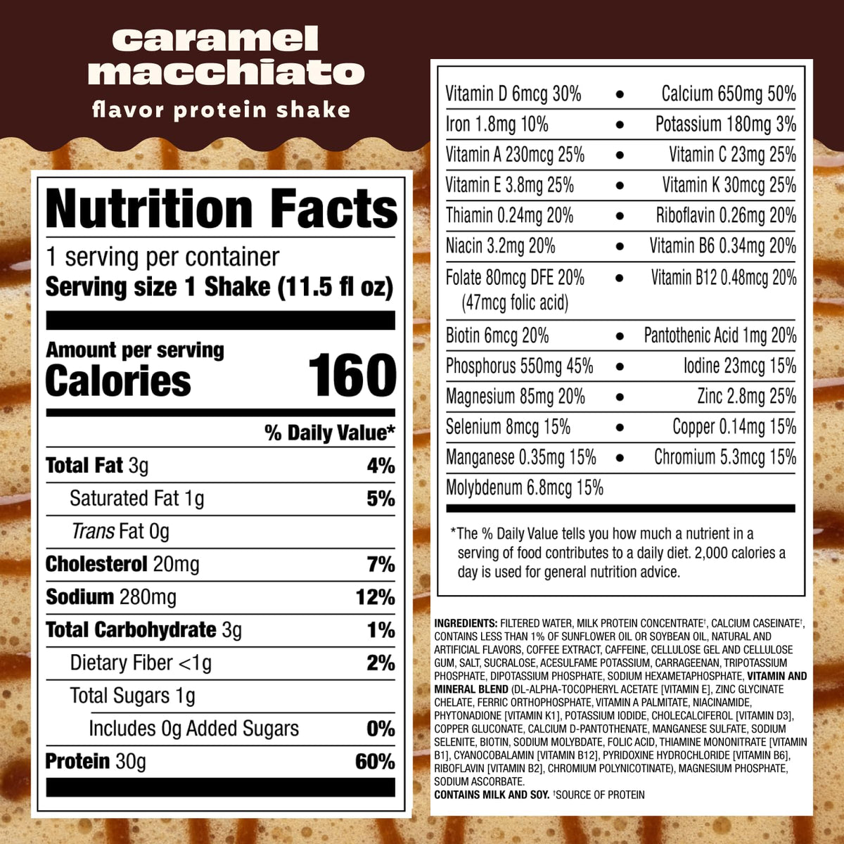 30g Protein Shake 12 Pack Y195