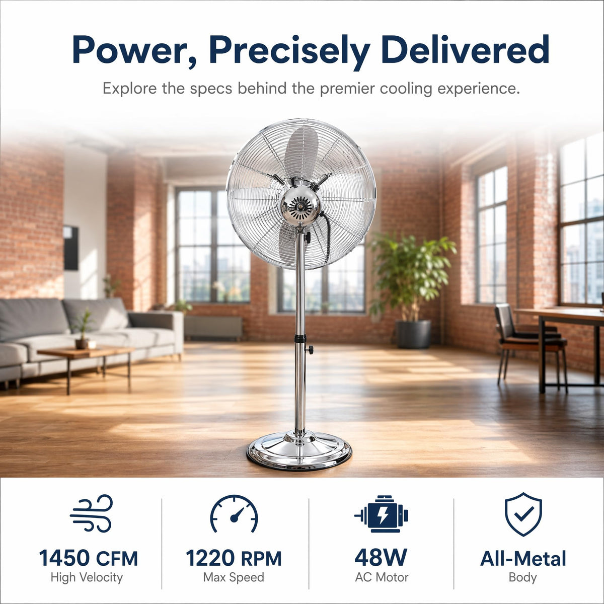 16 Inch 3-Speed Pedestal Fan P35759