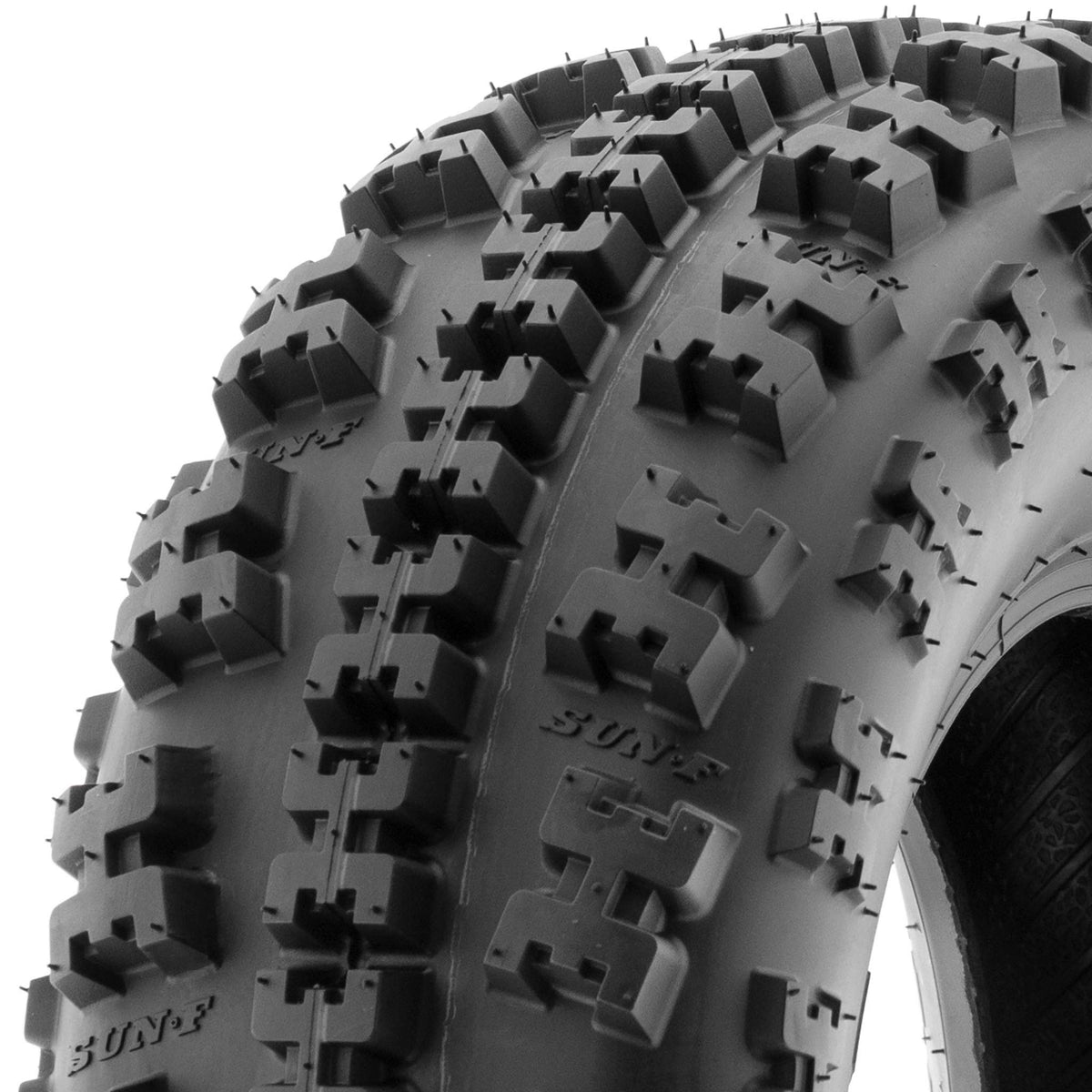 19x7-8 Front & 18x10.5-8 Rear ATV UTV Knobby Sport Tires Set of 4 L3676