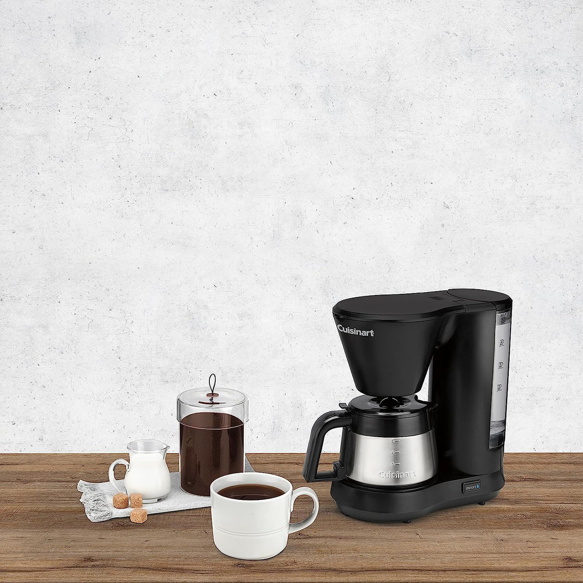5-Cup Coffee Maker with Stainless Steel Carafe D7922