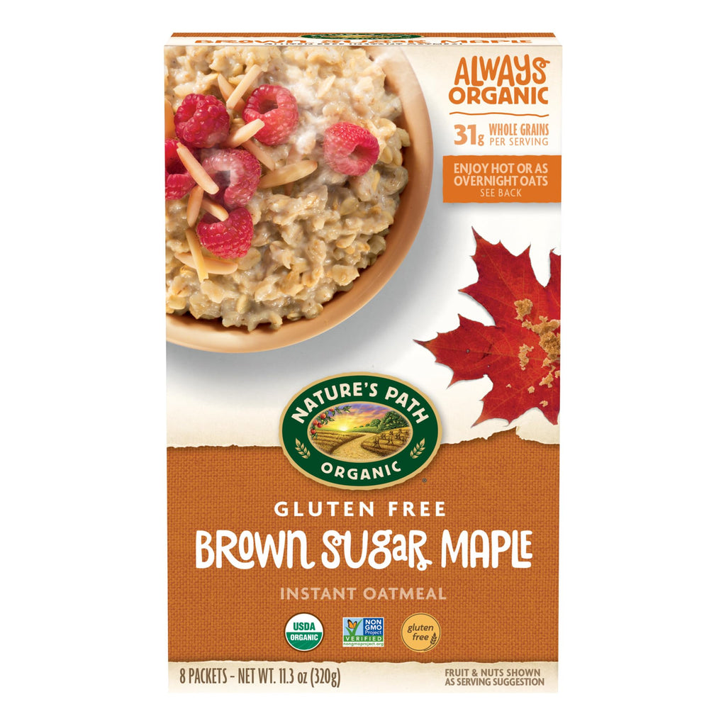 Organic Brown Sugar Maple Oatmeal, 11.3 oz (Pack of 6) C35303