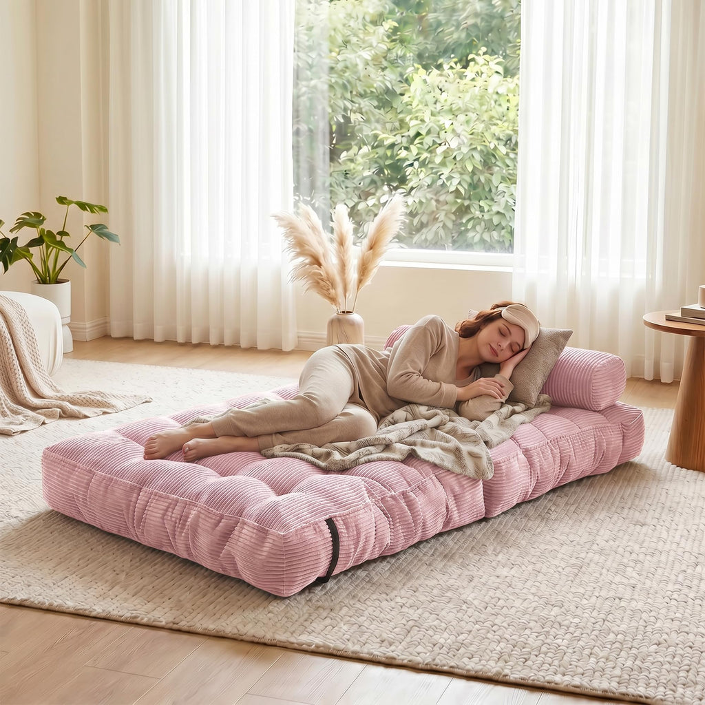 3-in-1 Folding Sofa Bed Convertible Futon Chair M21752