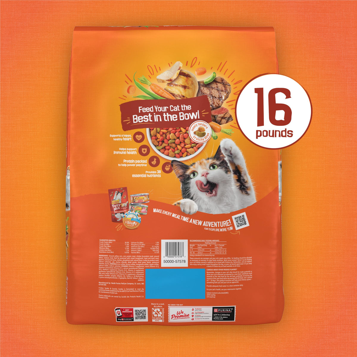 Dry Cat Food 16 lb Bag A436798