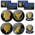 1 OZ. Black Ruthenium & Gold 2-Coin Set C788044